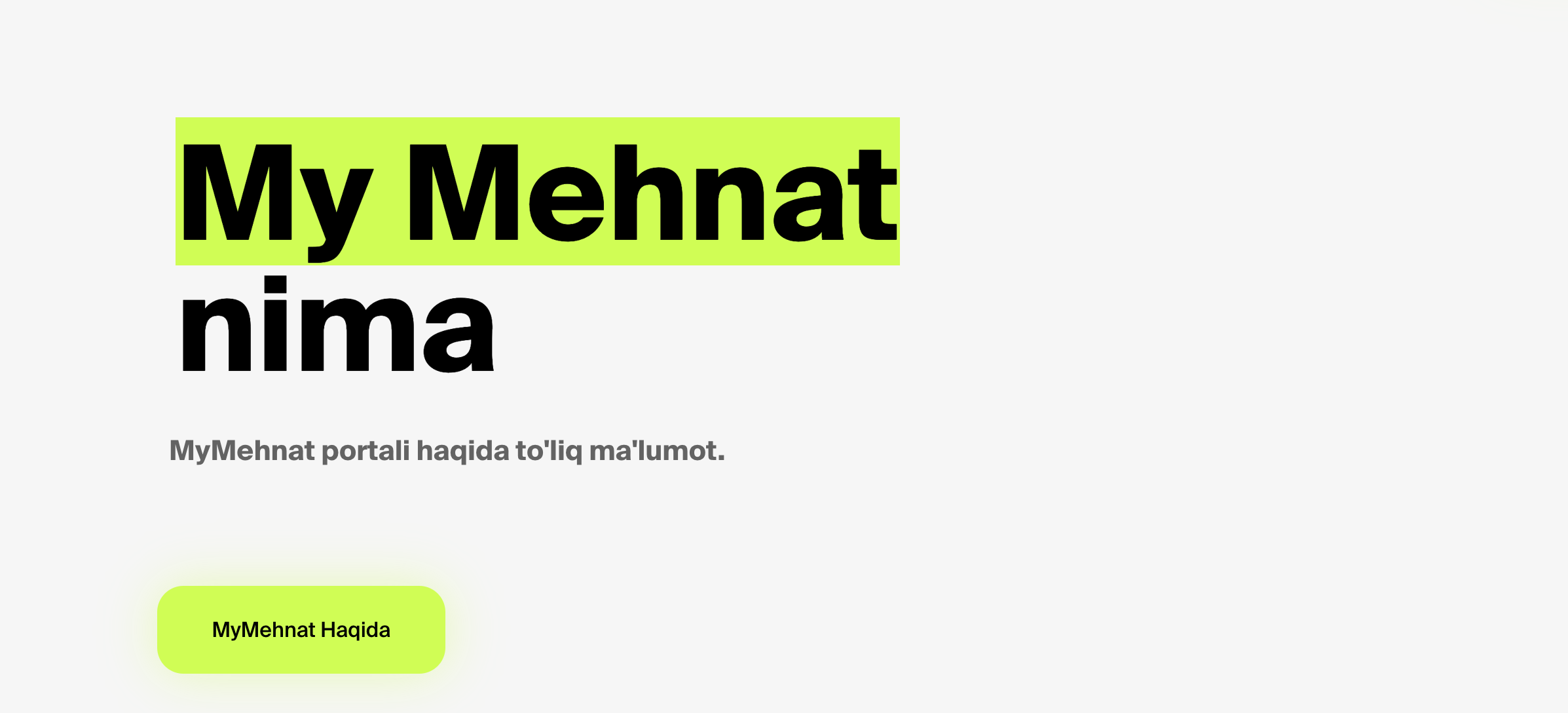 MyMehnat nima